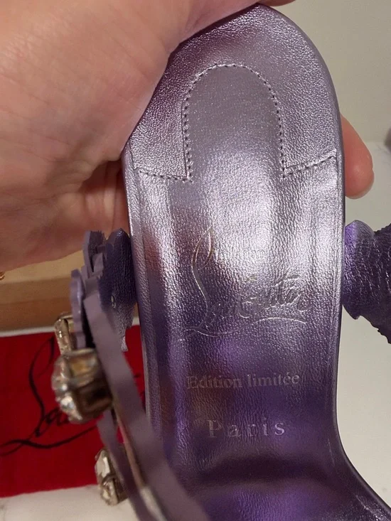 Christian Louboutin Limited Edition bloom sandals size 39 new - Picture 10 of 15